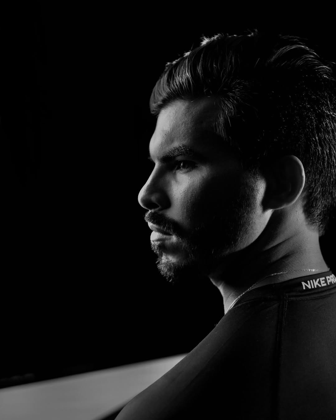 Fábio Filho em ambiente de treino